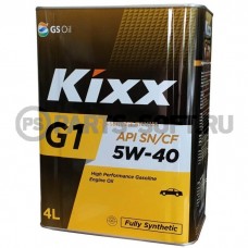 Моторное масло Kixx G1 5W-40 4 литра